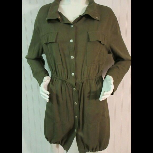 Tarsa military cargo jacket by en Creme sz small - Picture 1 of 4